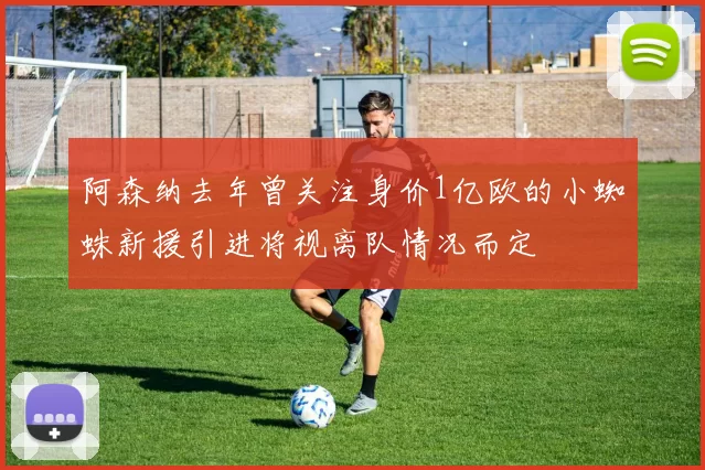 阿森纳去年曾关注身价1亿欧的小蜘蛛新援引进将视离队情况而定